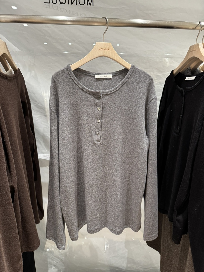 MONIQUE東大門㊣實拍女士新款職業熱賣休閑真品時尚長袖T恤MONIQUE長袖T恤圖色3