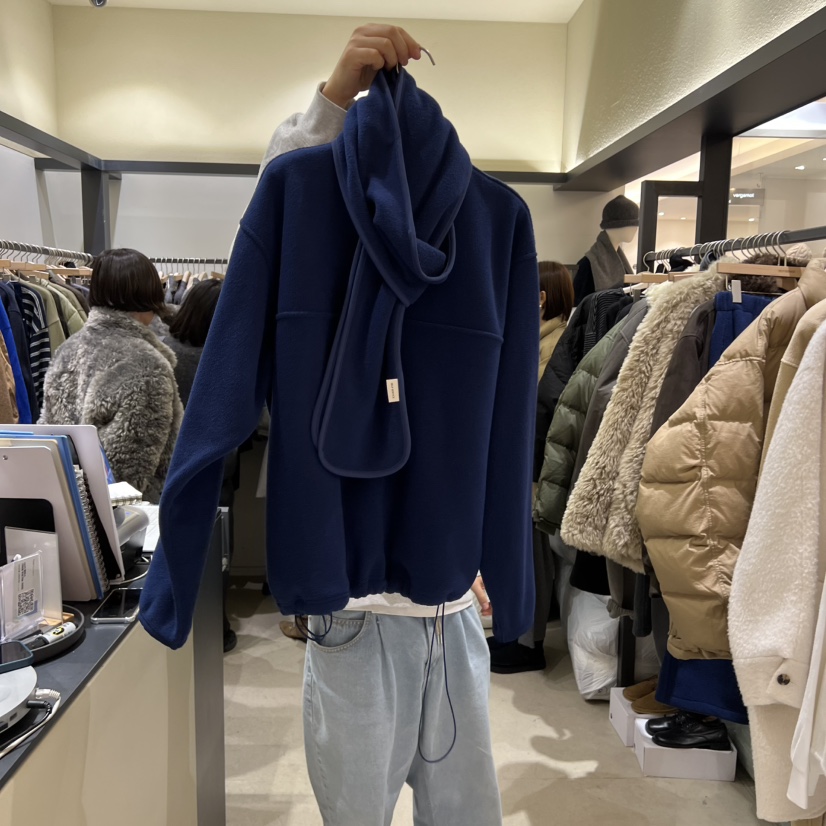 SELF SERVICE東大門㊣實拍女士新款時尚人氣25秋冬套裝羊毛圍巾SELF SERVICE套裝圖色2