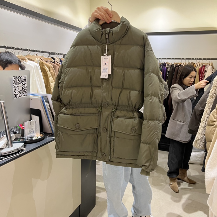 SELF SERVICE東大門㊣代購女裝新品休閑25秋冬時尚短款羽絨服SELF SERVICE短款羽絨服圖色2