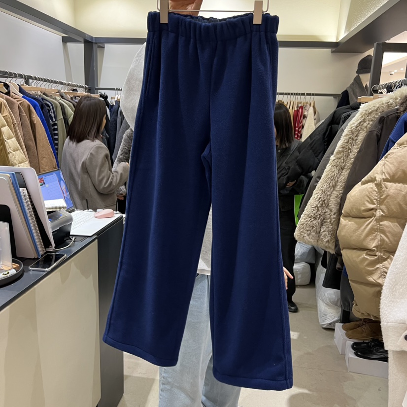 SELF SERVICE東大門㊣代購女裝新款休閑推薦職業休閑褲羊毛SELF SERVICE休閑褲圖色3