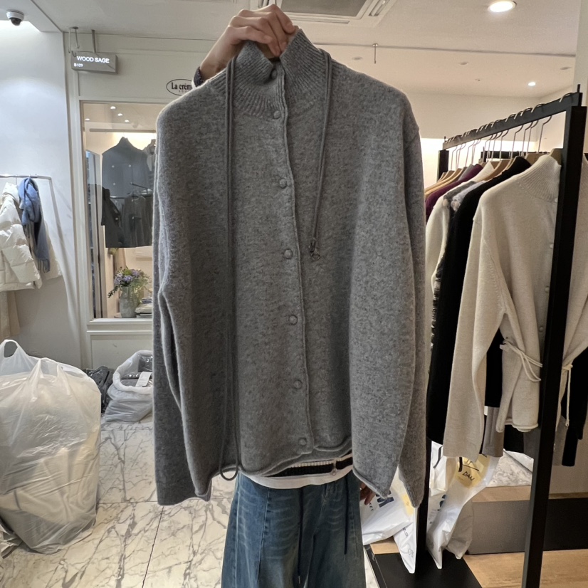 LA MAGIE FEMME東大門㊣代購女士新品真品職業針織衫含腰帶Lamagie Femme針織衫圖色3