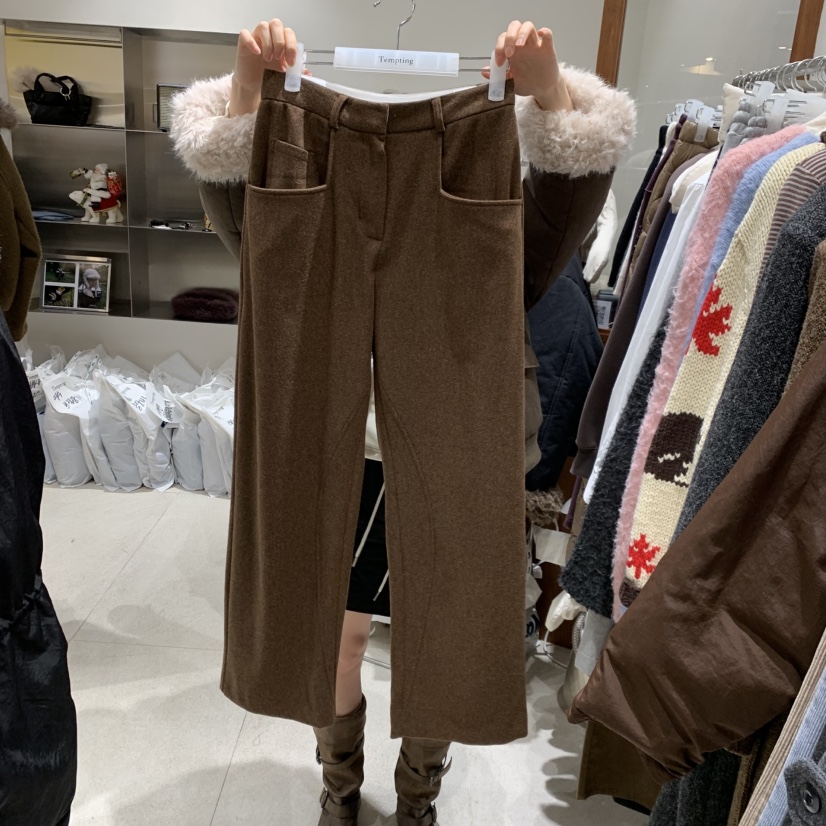 TEMPTING韓國代購㊣女裝新品時尚推薦真品休閑25秋冬休閑褲TEMPTING休閑褲圖色1