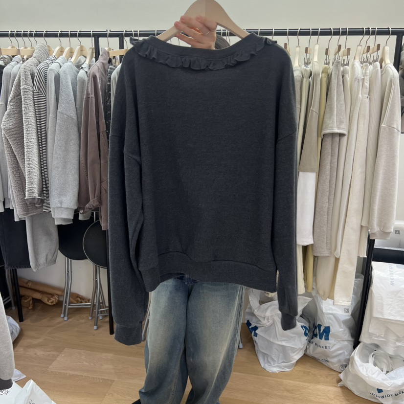 SPAGHETTI韓國直郵㊣女士新款真品25秋冬職業人氣休閑推薦衛衣spaghetti衛衣