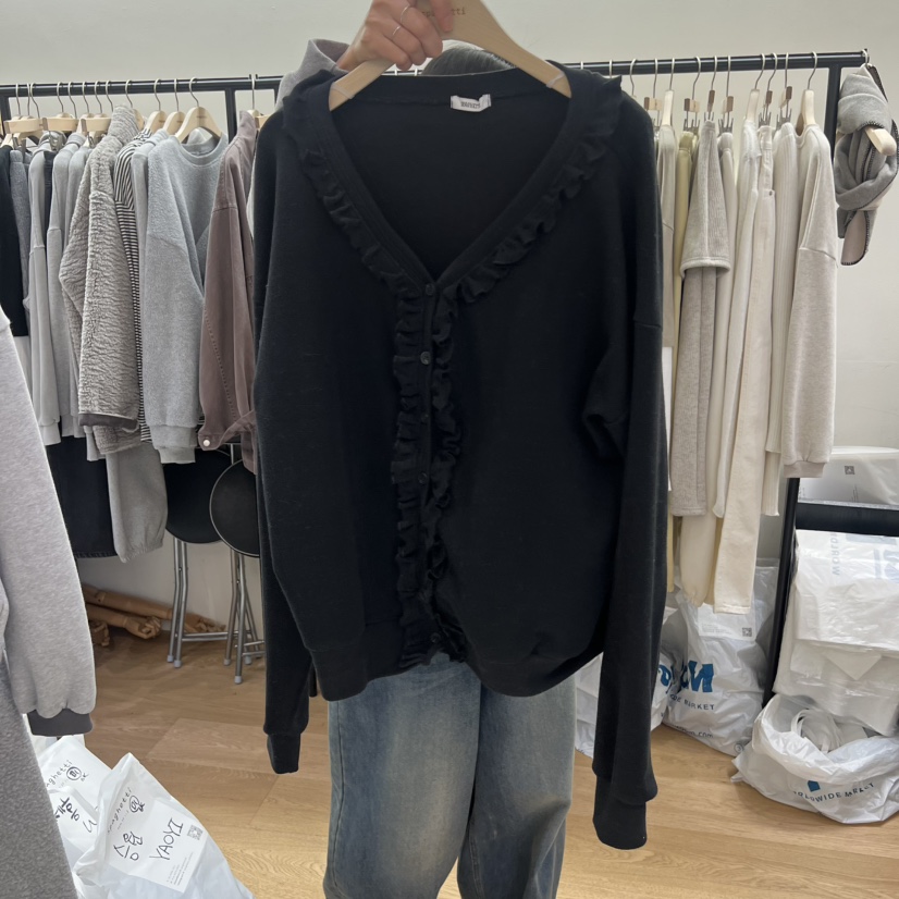 SPAGHETTI韓國直郵㊣女士新款真品25秋冬職業人氣休閑推薦衛衣spaghetti衛衣圖色2