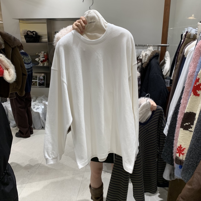 TEMPTING東大門㊣代購女士新款職業人氣休閑推薦25秋冬長袖T恤TEMPTING長袖T恤圖色3