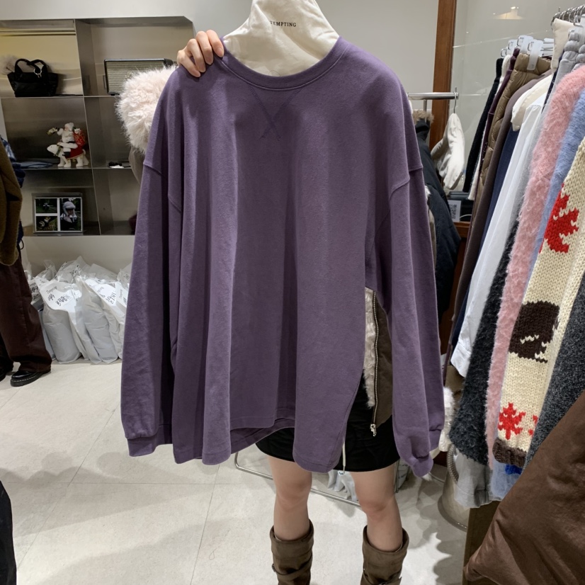 TEMPTING東大門㊣代購女士新款職業人氣休閑推薦25秋冬長袖T恤TEMPTING長袖T恤圖色5