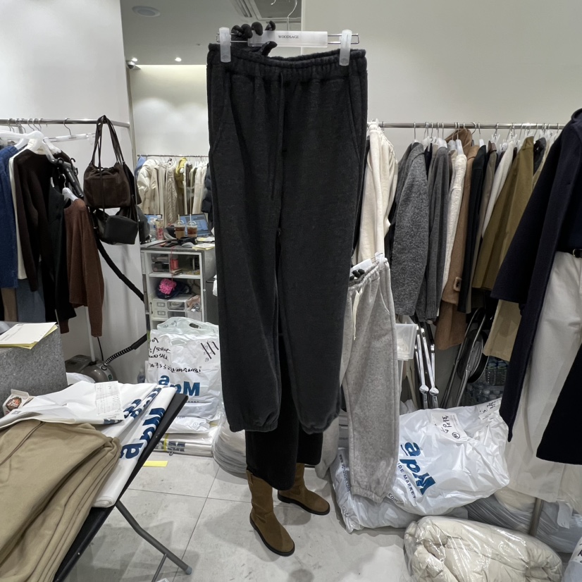 WOOD SAGE韓國直郵㊣女士新品人氣25秋冬推薦時尚休閑休閑褲WOOD SAGE休閑褲圖色2