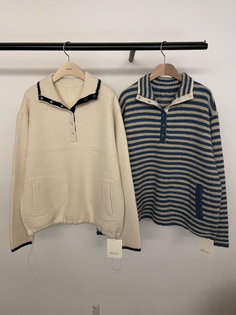 BOLD-A東大門㊣代購女裝新款真品25秋冬熱賣職業時尚毛衣高領RE BOLD毛衣