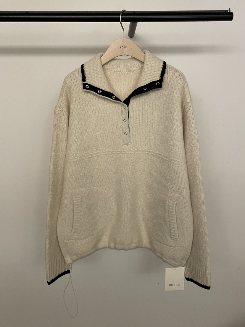 BOLD-A東大門㊣代購女裝新款真品25秋冬熱賣職業時尚毛衣高領RE BOLD毛衣圖色2