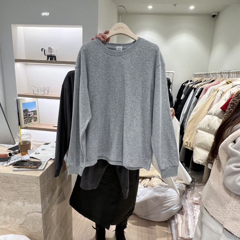 LIFFEY東大門㊣代購女士新品25秋冬人氣真品休閑時尚推薦衛衣LIFFEY衛衣圖色2