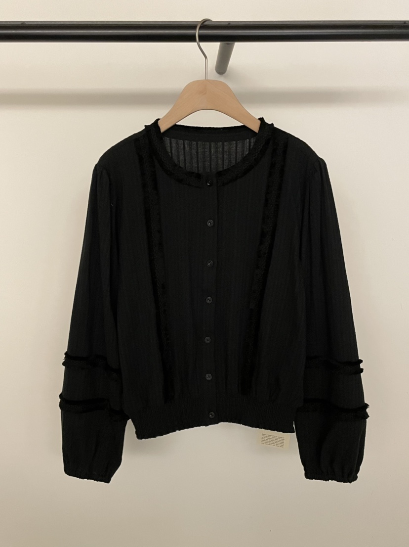 BOLD-A韓國直郵㊣女裝新款職業25秋冬熱賣真品休閑襯衫蕾絲衫RE BOLD襯衫/蕾絲衫圖色2