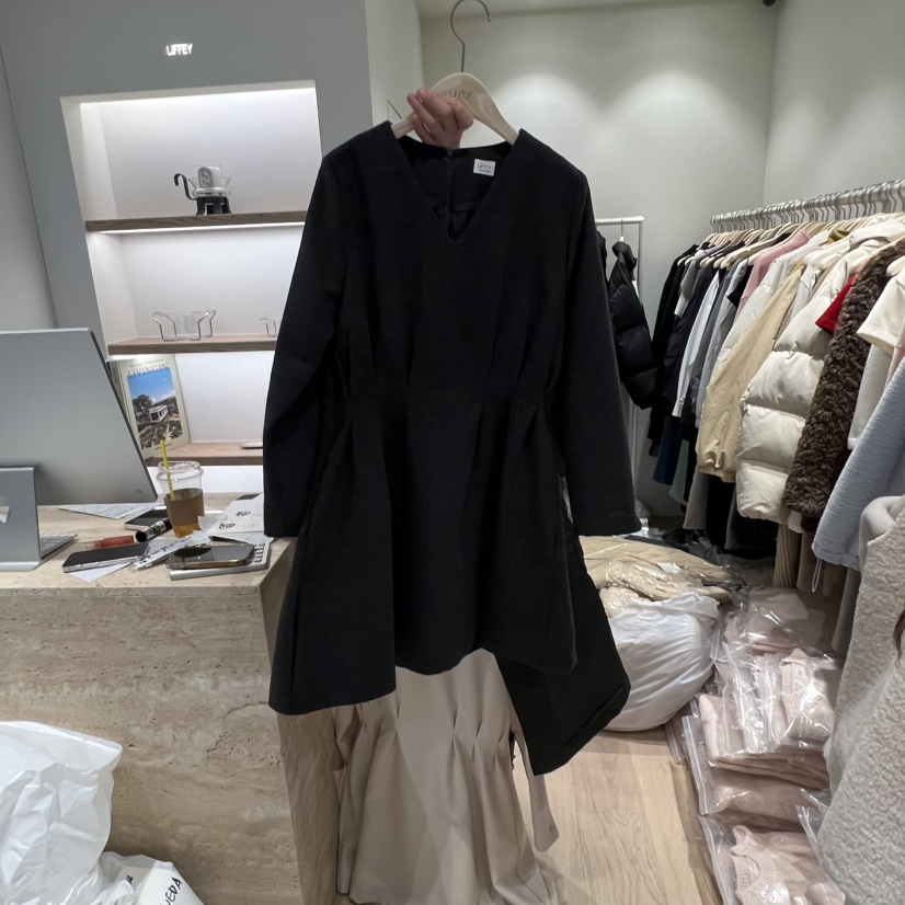 LIFFEY東大門㊣實拍女裝新款職業推薦時尚休閑真品熱賣連衣裙LIFFEY連衣裙圖色2