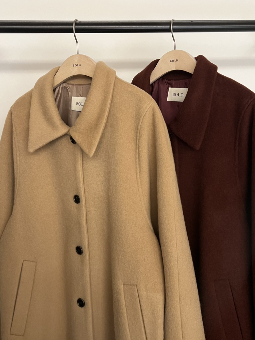 BOLD-A東大門㊣直郵女士新品推薦真品25秋冬中長款大衣羊毛RE BOLD中長款大衣