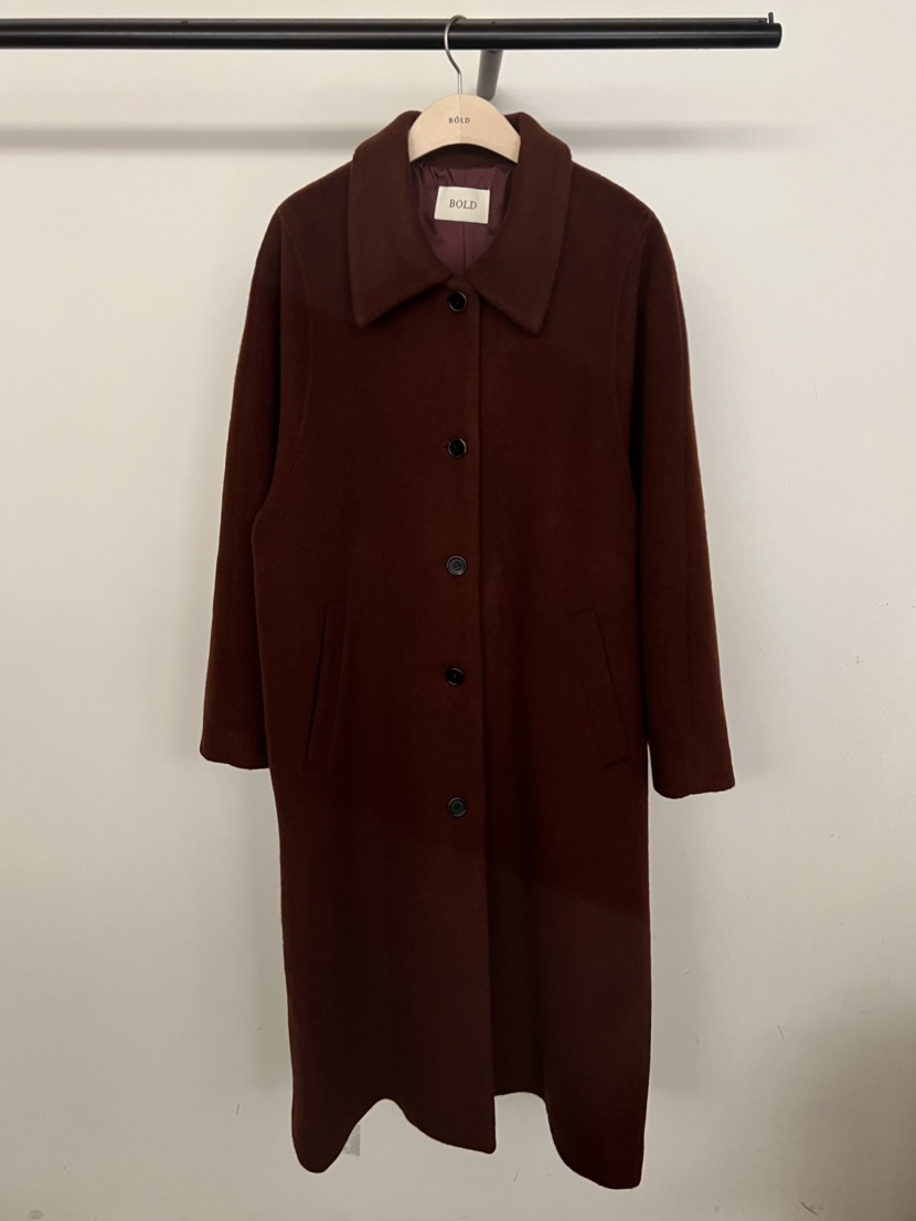 BOLD-A東大門㊣直郵女士新品推薦真品25秋冬中長款大衣羊毛RE BOLD中長款大衣圖色2