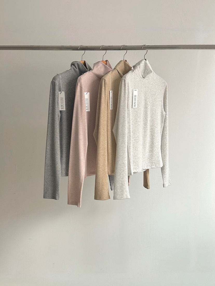 BLEECKER韓國直郵㊣女士新品熱賣休閑25秋冬職業時尚長袖T恤BLEECKER長袖T恤