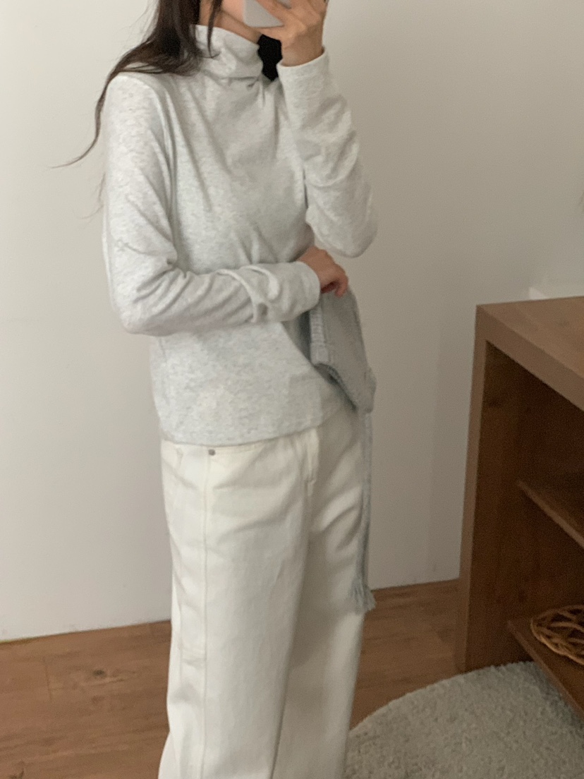 BLEECKER韓國直郵㊣女士新品熱賣休閑25秋冬職業時尚長袖T恤BLEECKER長袖T恤