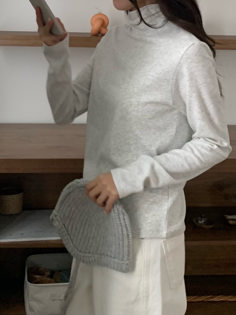 BLEECKER韓國直郵㊣女士新品熱賣休閑25秋冬職業時尚長袖T恤BLEECKER長袖T恤