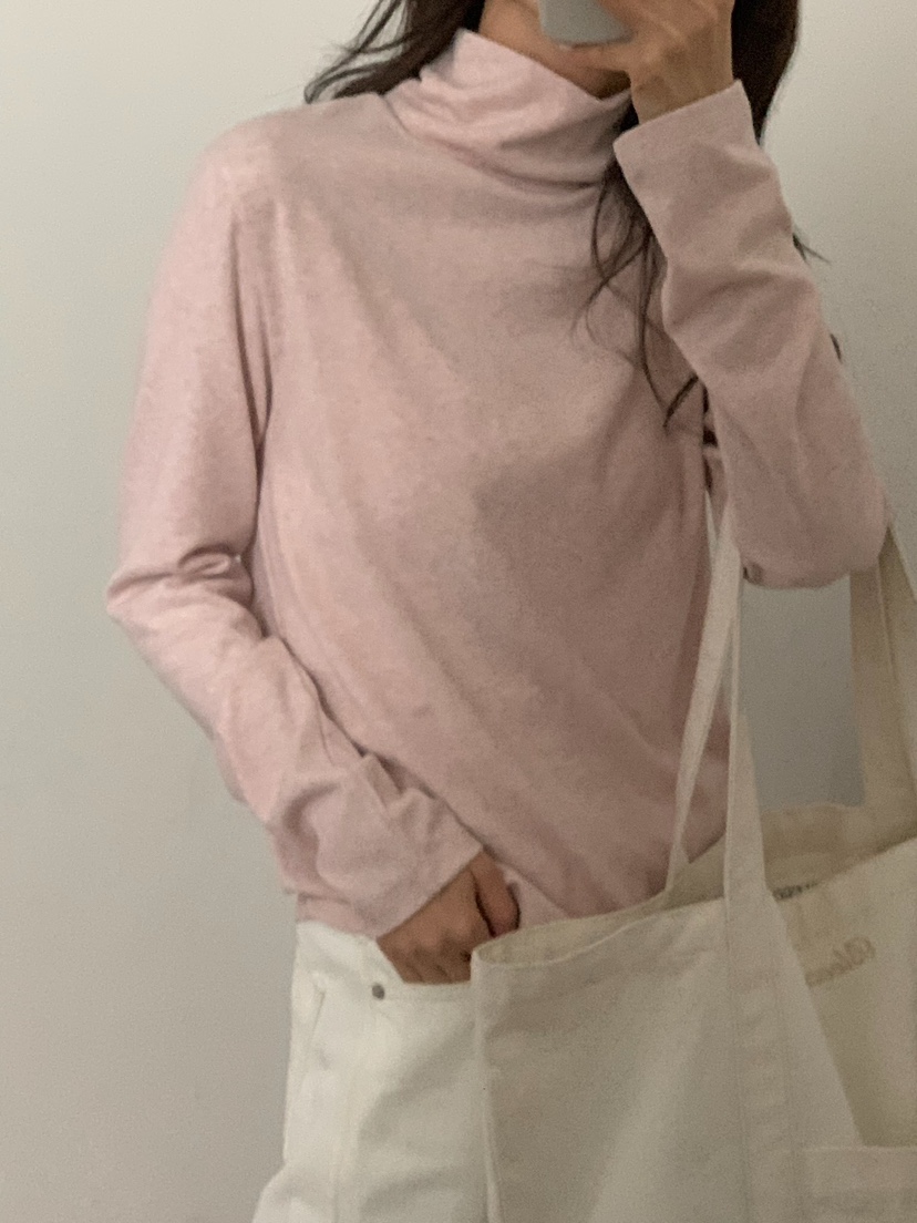 BLEECKER韓國直郵㊣女士新品熱賣休閑25秋冬職業時尚長袖T恤BLEECKER長袖T恤