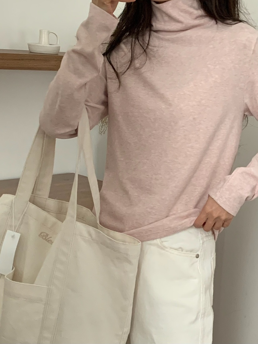 BLEECKER韓國直郵㊣女士新品熱賣休閑25秋冬職業時尚長袖T恤BLEECKER長袖T恤