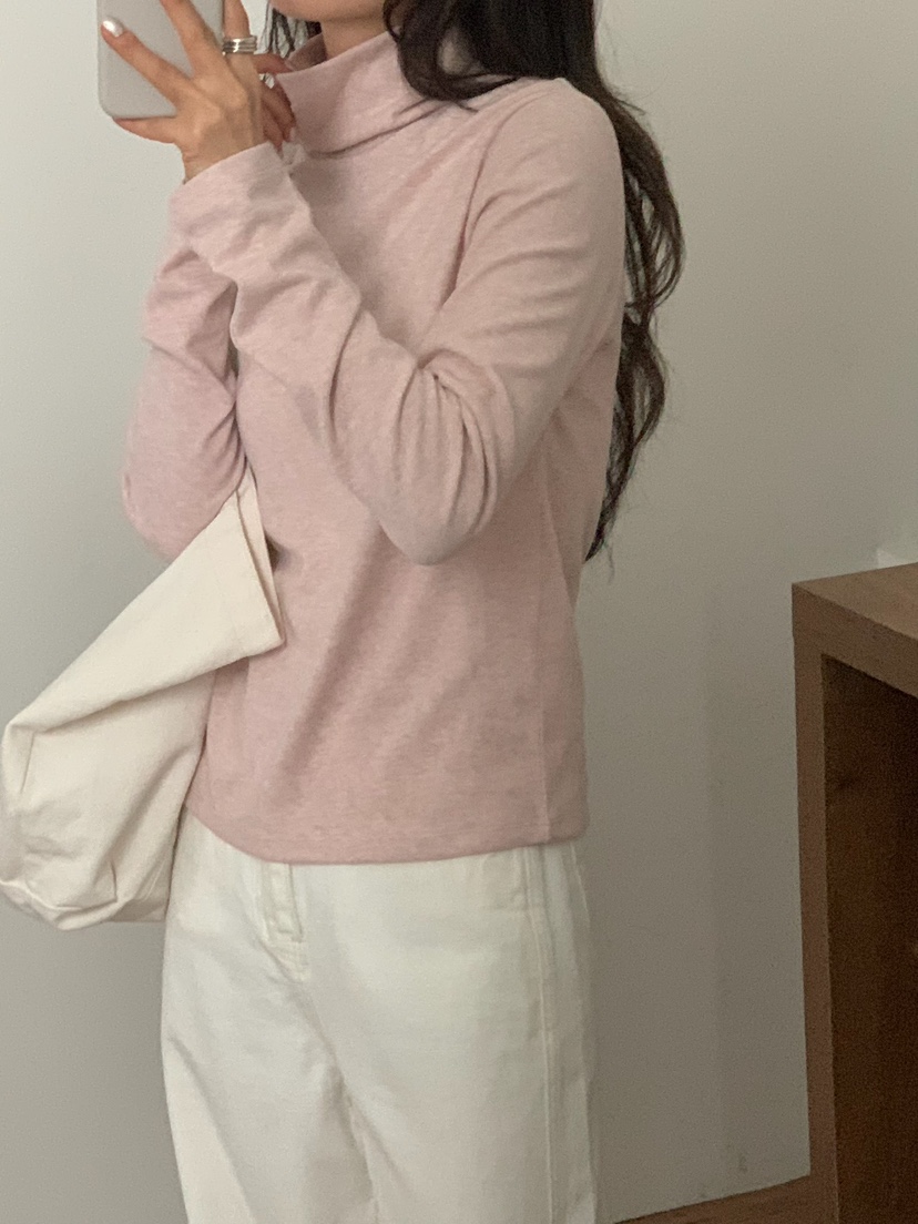 BLEECKER韓國直郵㊣女士新品熱賣休閑25秋冬職業時尚長袖T恤BLEECKER長袖T恤