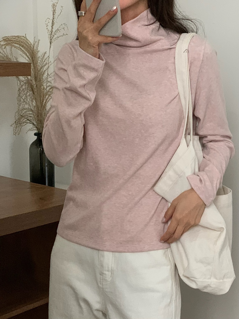 BLEECKER韓國直郵㊣女士新品熱賣休閑25秋冬職業時尚長袖T恤BLEECKER長袖T恤