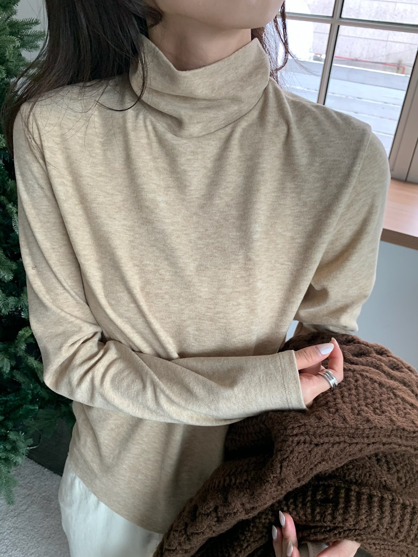 BLEECKER韓國直郵㊣女士新品熱賣休閑25秋冬職業時尚長袖T恤BLEECKER長袖T恤