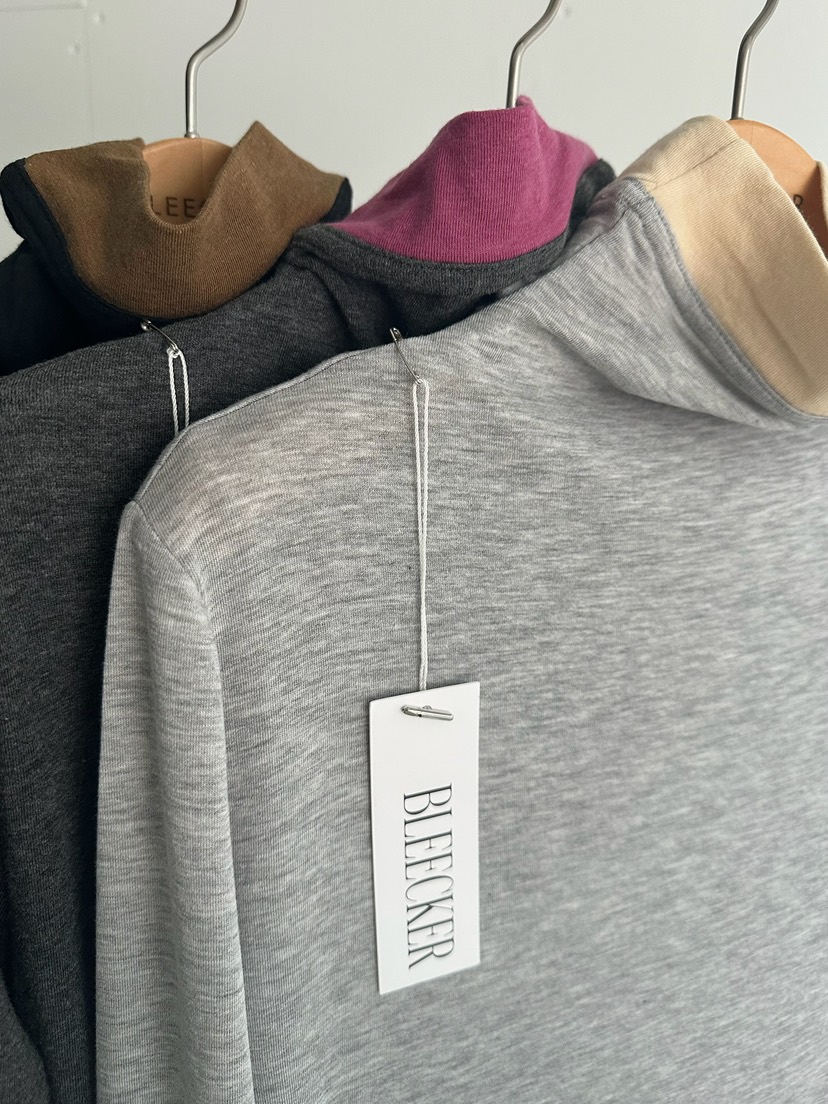 BLEECKER東大門㊣代購女裝新品推薦真品25秋冬休閑熱賣長袖T恤BLEECKER長袖T恤