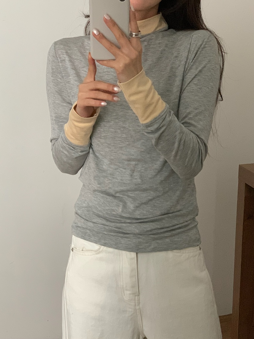 BLEECKER東大門㊣代購女裝新品推薦真品25秋冬休閑熱賣長袖T恤BLEECKER長袖T恤