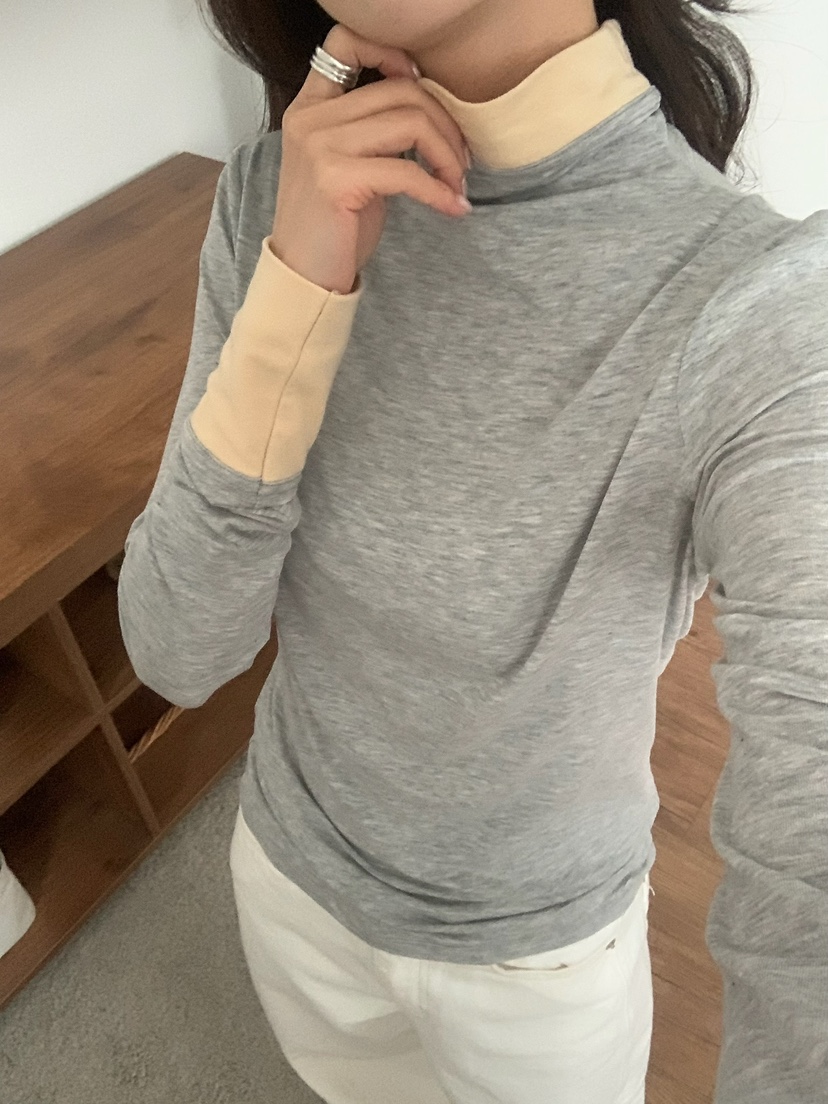 BLEECKER東大門㊣代購女裝新品推薦真品25秋冬休閑熱賣長袖T恤BLEECKER長袖T恤