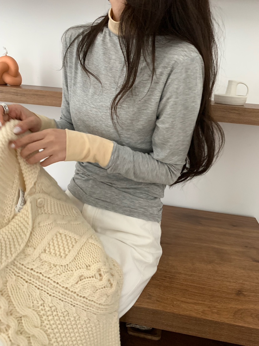 BLEECKER東大門㊣代購女裝新品推薦真品25秋冬休閑熱賣長袖T恤BLEECKER長袖T恤