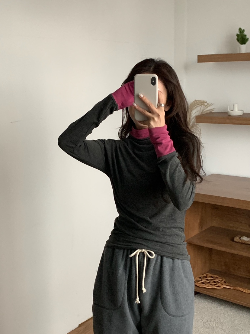 BLEECKER東大門㊣代購女裝新品推薦真品25秋冬休閑熱賣長袖T恤BLEECKER長袖T恤