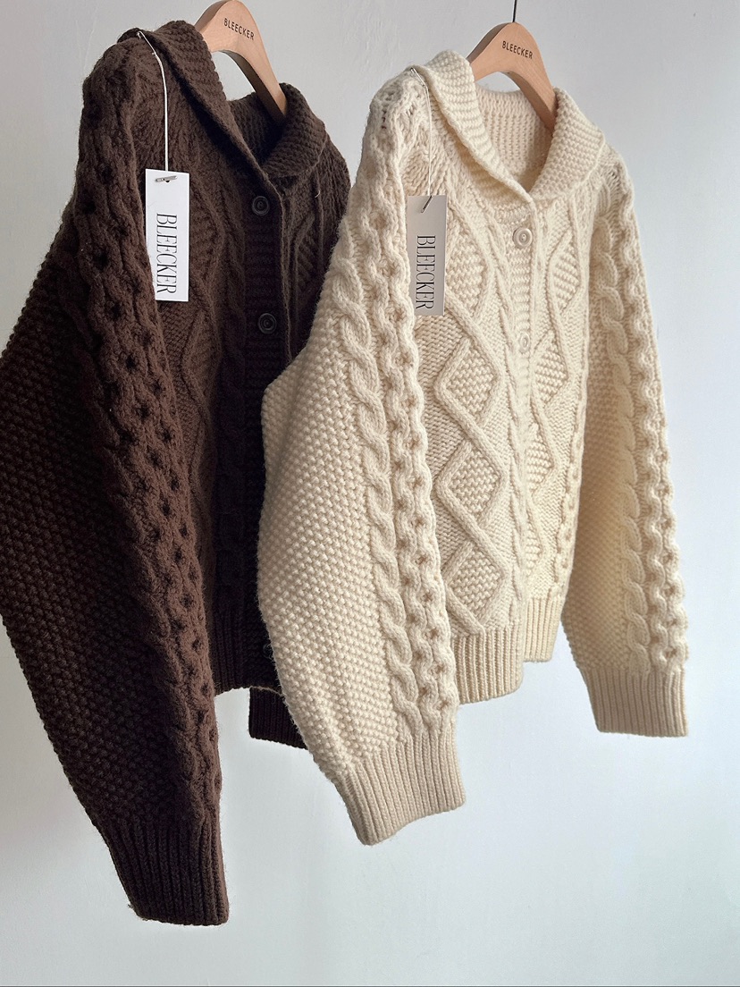 BLEECKER東大門㊣代購女裝新款人氣25秋冬推薦熱賣針織衫羊毛BLEECKER針織衫