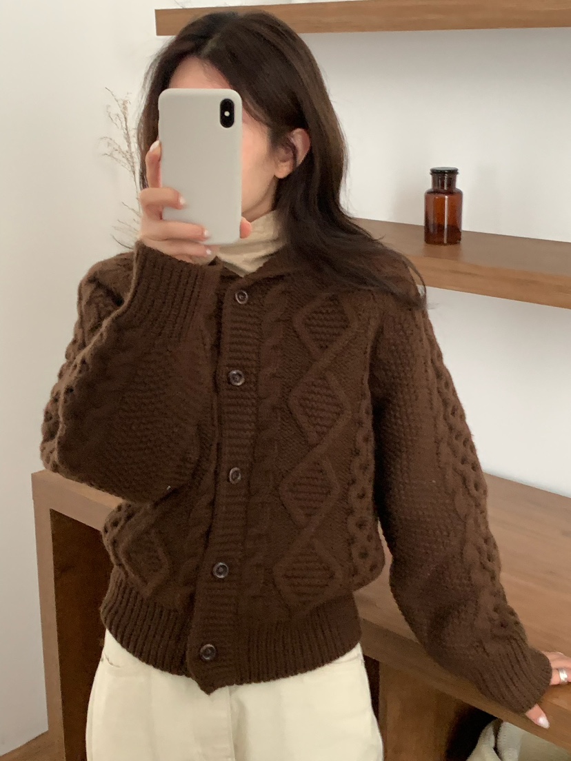 BLEECKER東大門㊣代購女裝新款人氣25秋冬推薦熱賣針織衫羊毛BLEECKER針織衫