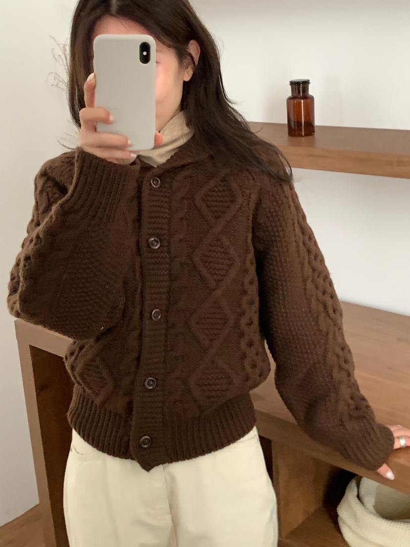 BLEECKER東大門㊣代購女裝新款人氣25秋冬推薦熱賣針織衫羊毛BLEECKER針織衫