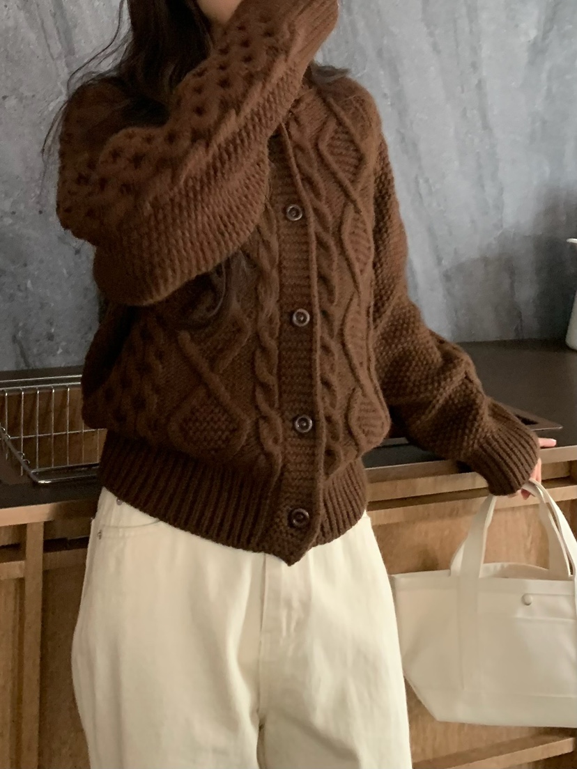 BLEECKER東大門㊣代購女裝新款人氣25秋冬推薦熱賣針織衫羊毛BLEECKER針織衫