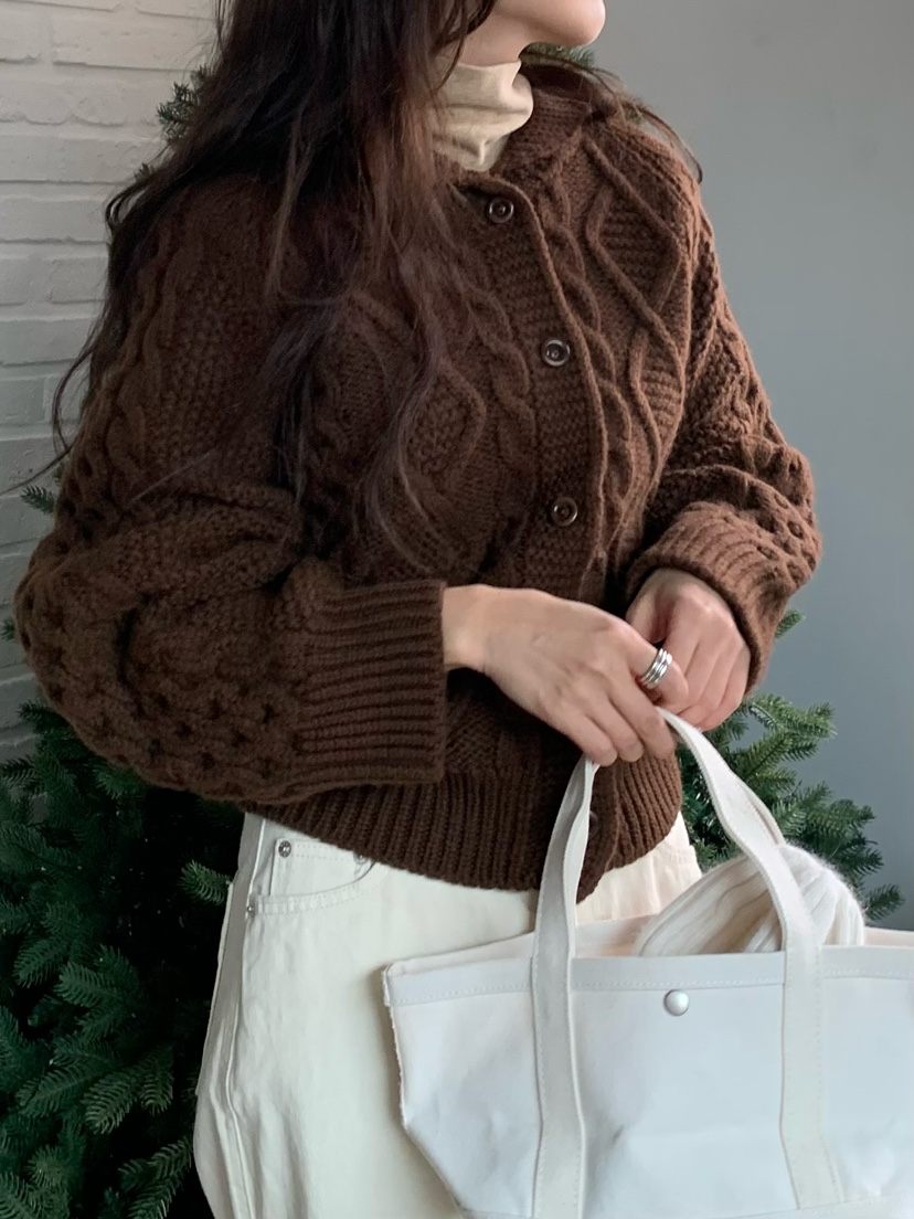 BLEECKER東大門㊣代購女裝新款人氣25秋冬推薦熱賣針織衫羊毛BLEECKER針織衫