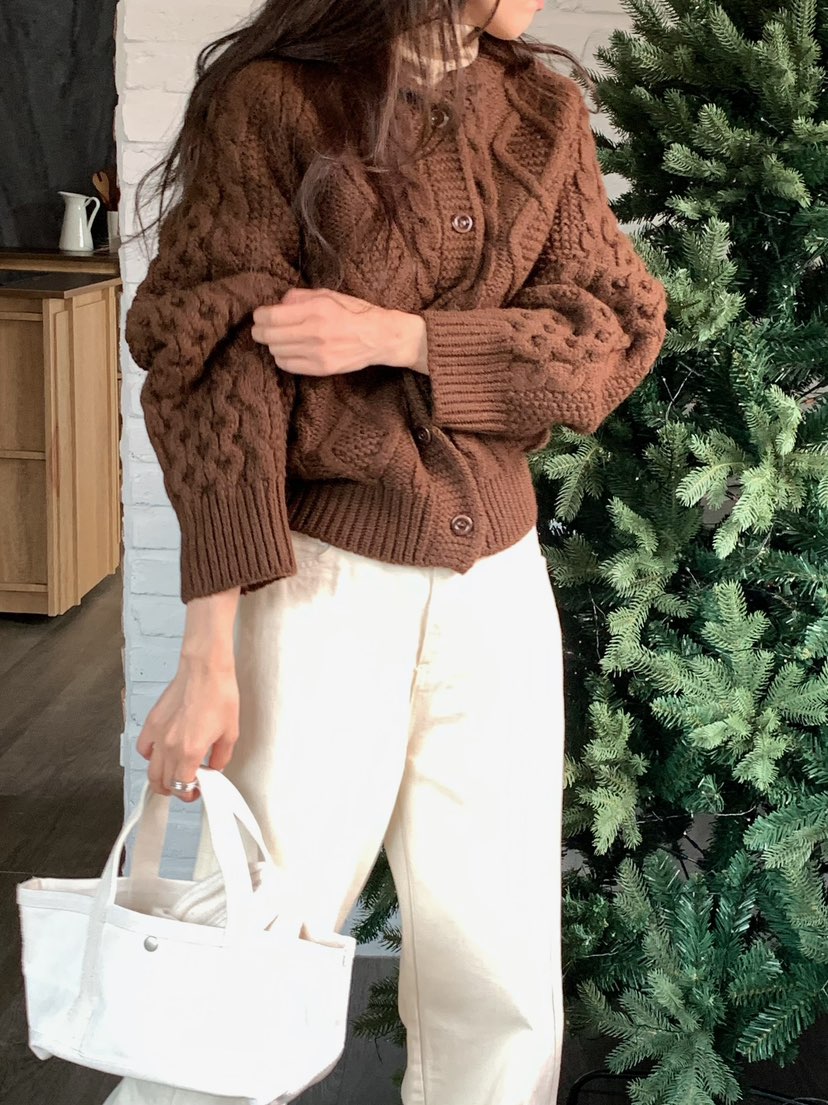 BLEECKER東大門㊣代購女裝新款人氣25秋冬推薦熱賣針織衫羊毛BLEECKER針織衫