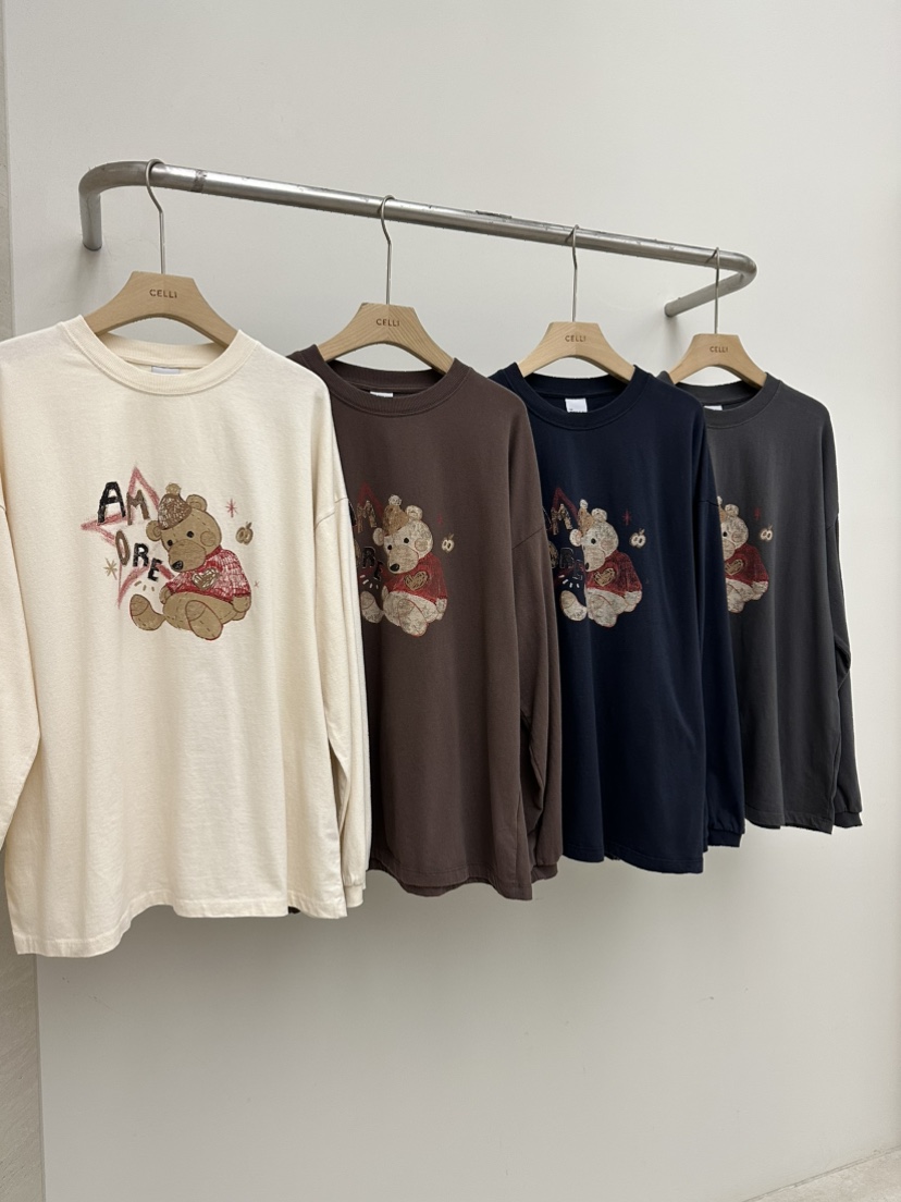 CELLI東大門㊣直郵女士新款人氣25秋冬熱賣職業推薦休閑T恤CELLIT恤