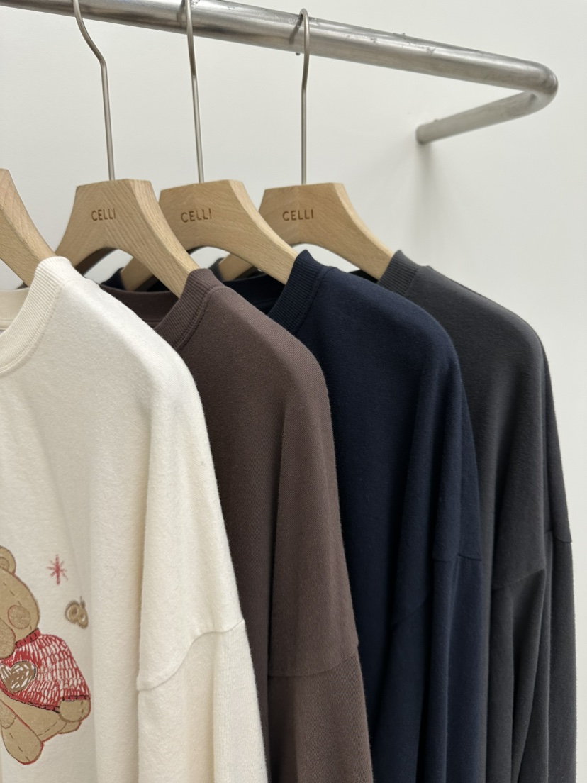 CELLI東大門㊣直郵女士新款人氣25秋冬熱賣職業推薦休閑T恤CELLIT恤