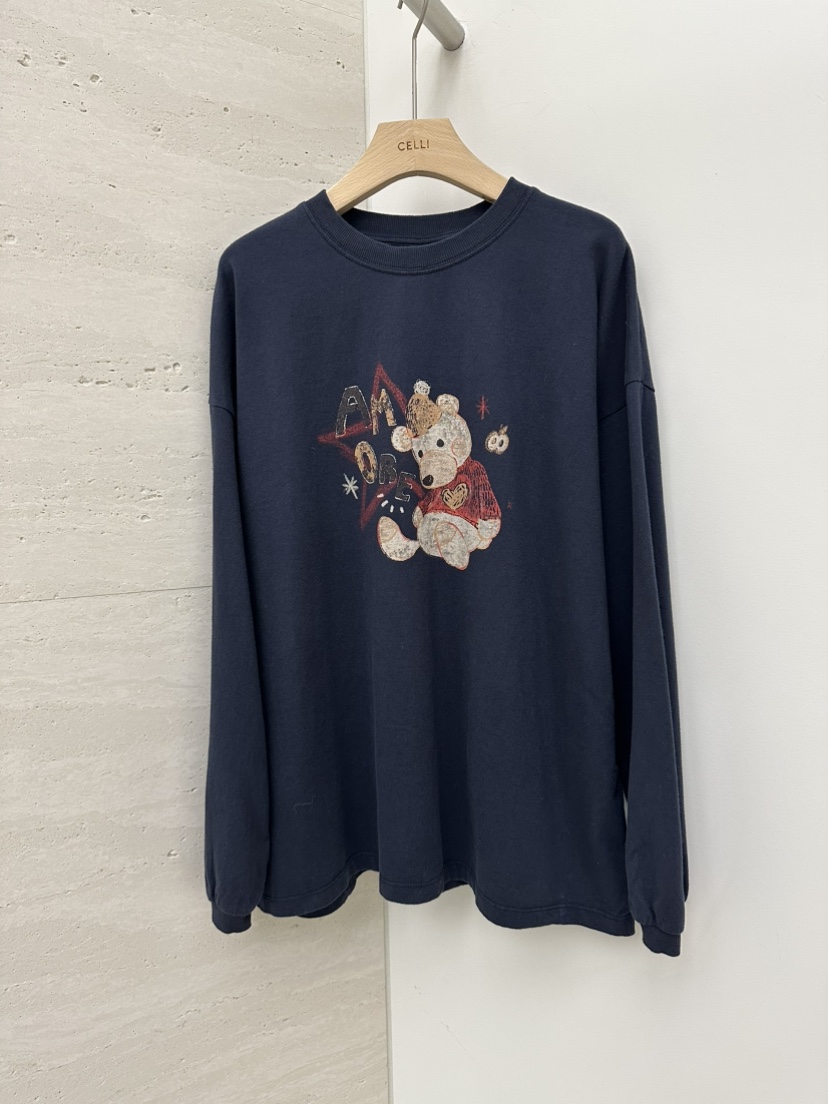 CELLI東大門㊣直郵女士新款人氣25秋冬熱賣職業推薦休閑T恤CELLIT恤圖色3