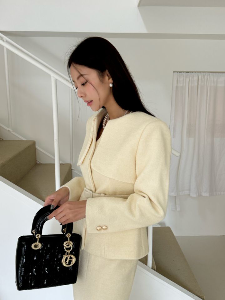 CATS東大門㊣實拍女士新款25秋冬人氣休閑推薦套裝羊毛套裝CAT.S套裝