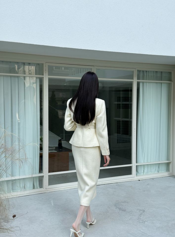 CATS東大門㊣實拍女士新款25秋冬人氣休閑推薦套裝羊毛套裝CAT.S套裝