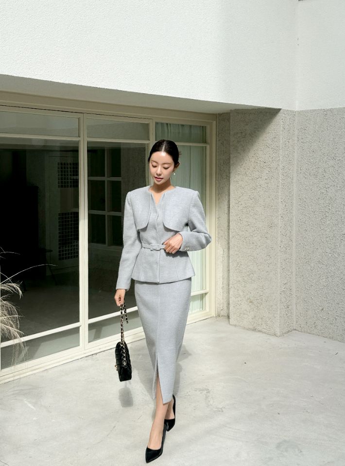 CATS東大門㊣實拍女士新款25秋冬人氣休閑推薦套裝羊毛套裝CAT.S套裝