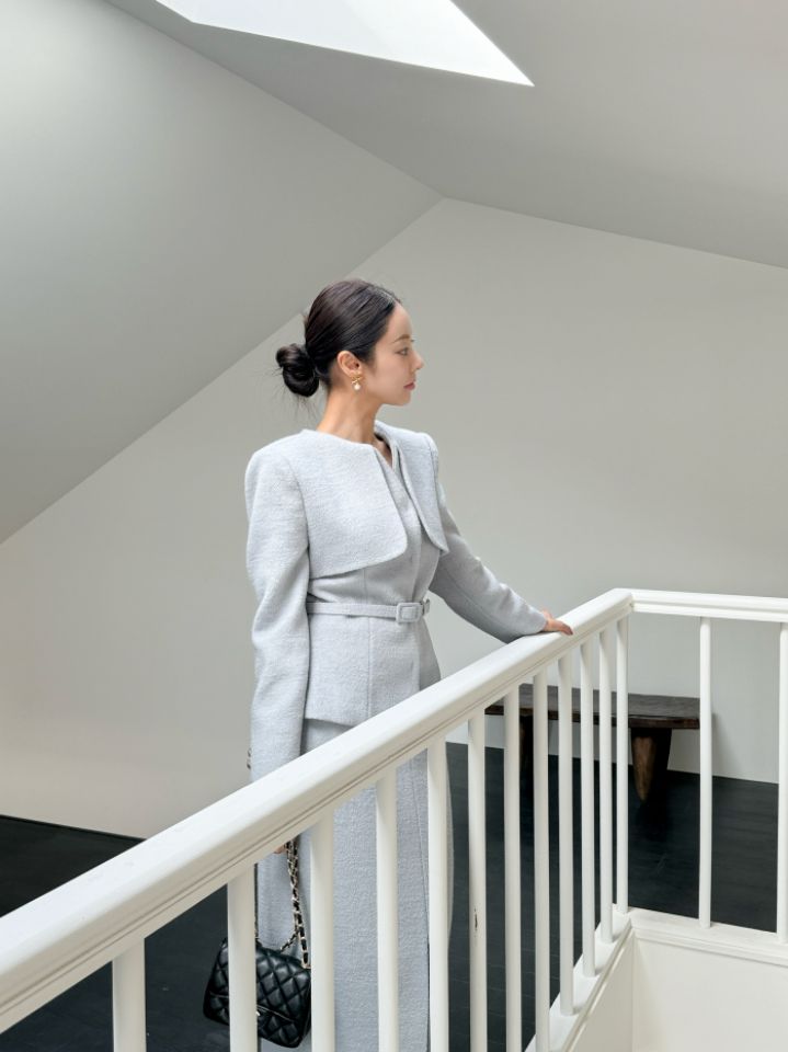 CATS東大門㊣實拍女士新款25秋冬人氣休閑推薦套裝羊毛套裝CAT.S套裝