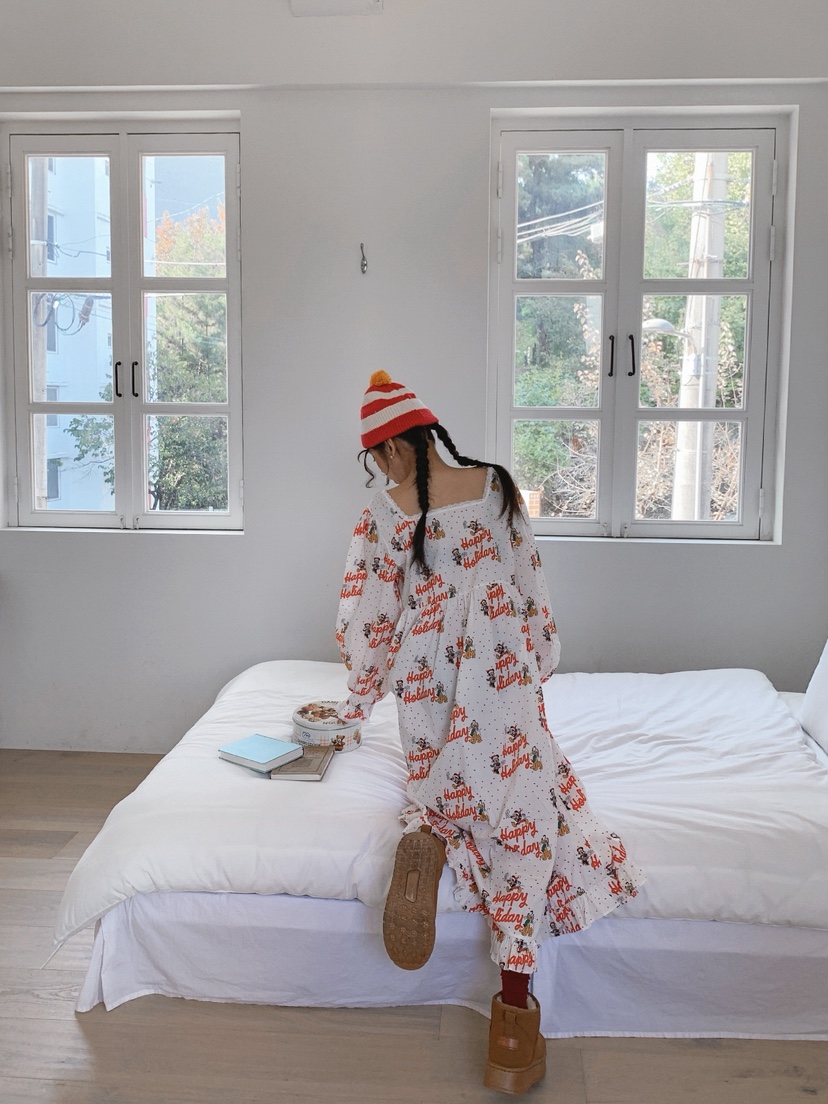 OURWAVE/OUR ROOM東大門㊣直郵女裝新款人氣25秋冬職業睡衣Our Wave/Our Room睡衣