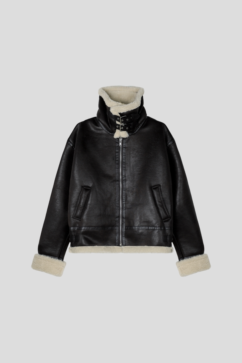 OURWAVE/OUR ROOM東大門㊣實拍女裝新品熱賣中長款大衣高領Our Wave/Our Room中長款大衣圖色2