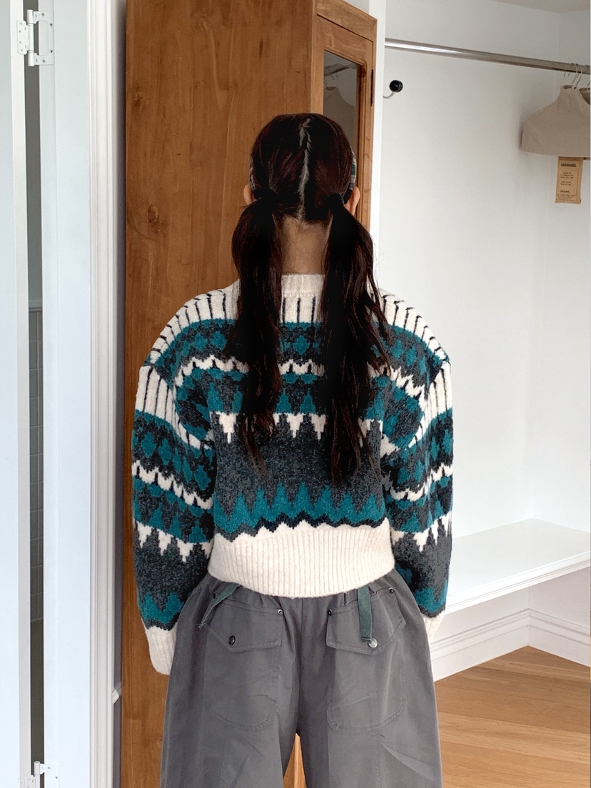 OURWAVE/OUR ROOM東大門㊣代購女裝新款休閑針織衫羊毛開衫Our Wave/Our Room針織衫