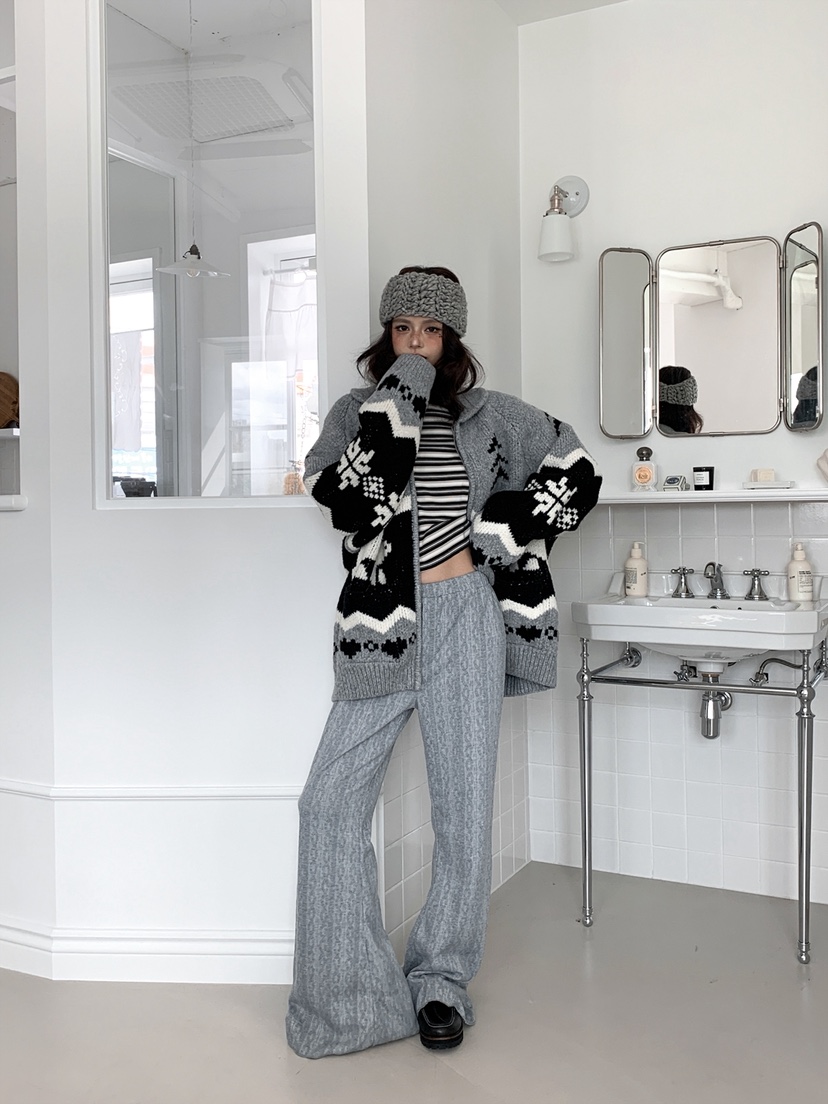 OURWAVE/OUR ROOM韓國直郵㊣女士新款25秋冬熱賣職業針織衫Our Wave/Our Room針織衫