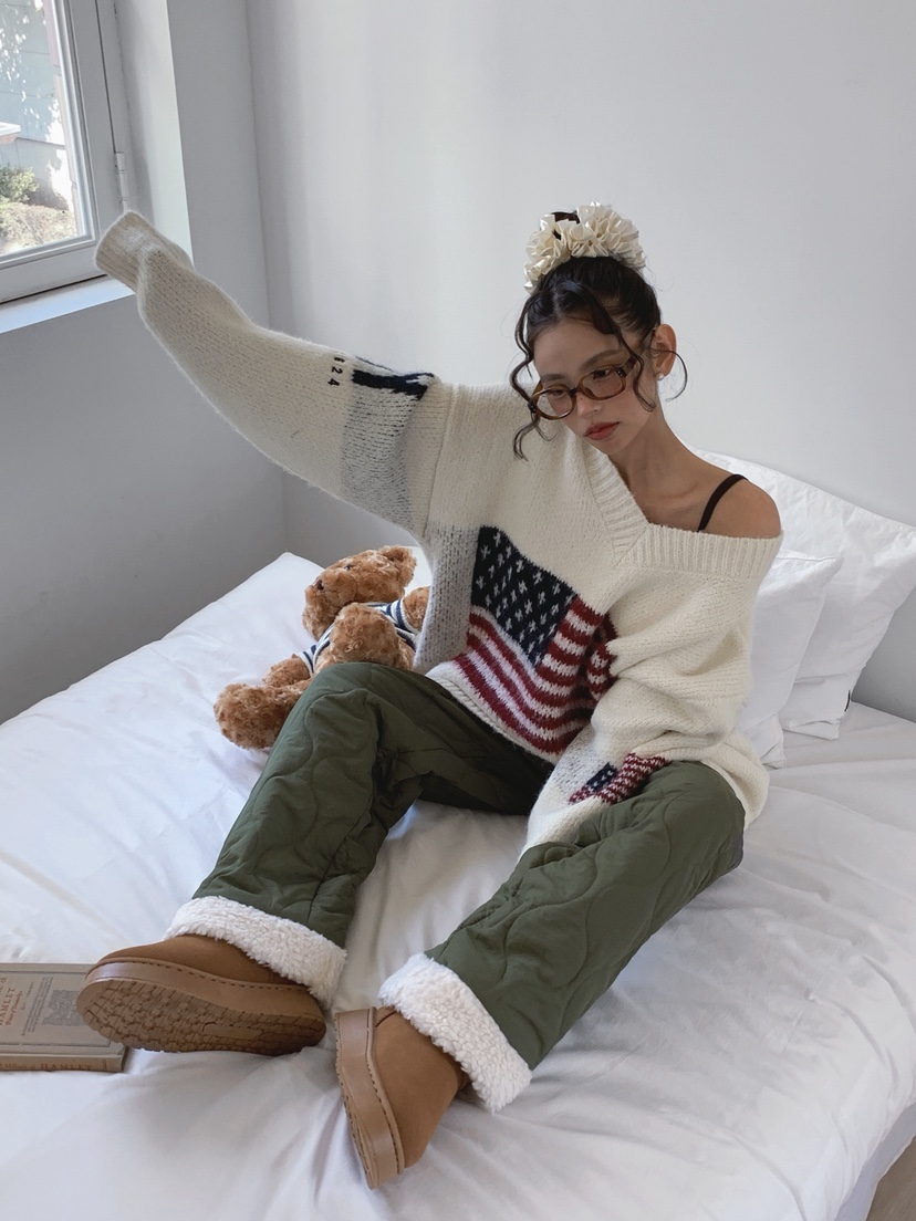 OURWAVE/OUR ROOM東大門㊣直郵女士新品熱賣推薦休閑褲羊毛Our Wave/Our Room休閑褲