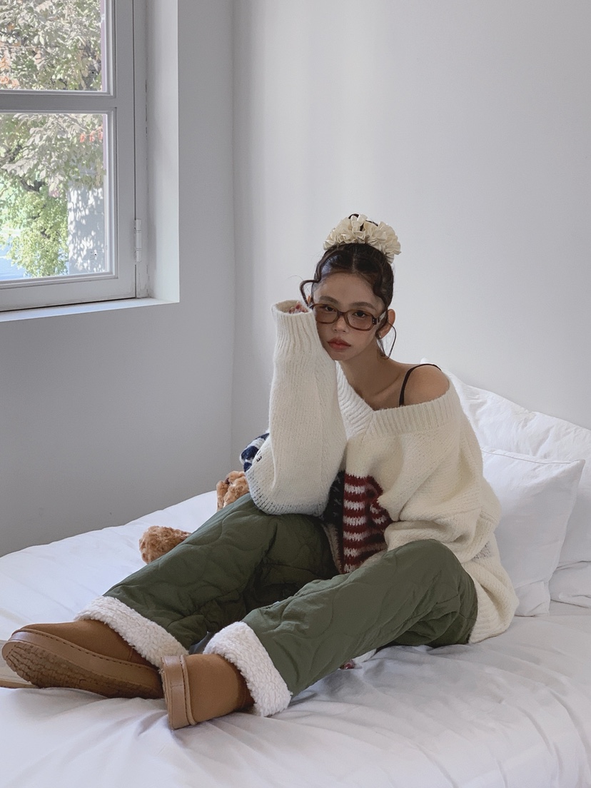 OURWAVE/OUR ROOM東大門㊣直郵女士新品熱賣推薦休閑褲羊毛Our Wave/Our Room休閑褲